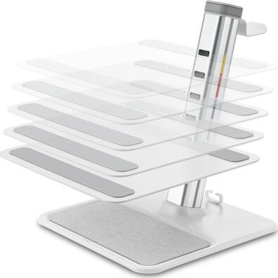 Mbajtës laptopi Kensington SmartFit Universal Organising K50826WW, rregullim lartësie, ergonomik, i bardhë