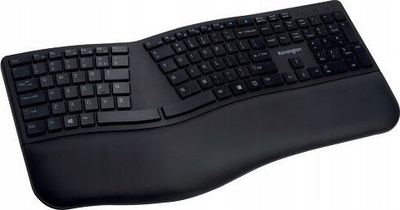 Tastierë Kensington Pro Fit Ergo Wireless, ergonomike, pa tela, e zezë