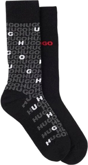 Set çorape për meshkuj Hugo Boss, 2 palë, të zeza