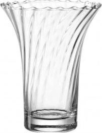 Vazo qelqi Leonardo Ravenna 18 cm, për zbukurim, transparente