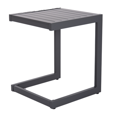 Tavolinë anësore plazhi Home Markt Belling HM6274.03, alumin, 42x43x53cm, gri e errët