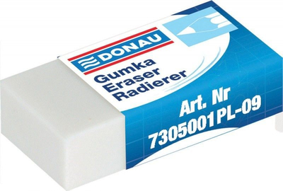 Gomë Donau, 41x21x11mm, e bardhë