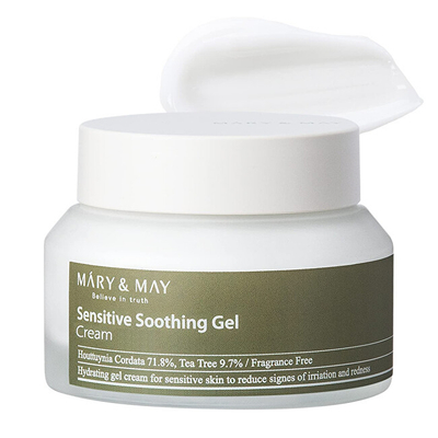 Крем MARY & MAY Sensitive Soothing Gel, 70 г