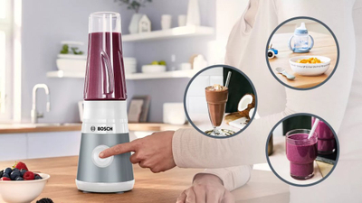 Blender Bosch MMB2111T, 0.8 L, i argjendtë