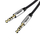 Kabllo audio Baseus Yiven M30, Jack 3.5mm në Jack 3.5mm, 1m, i zi