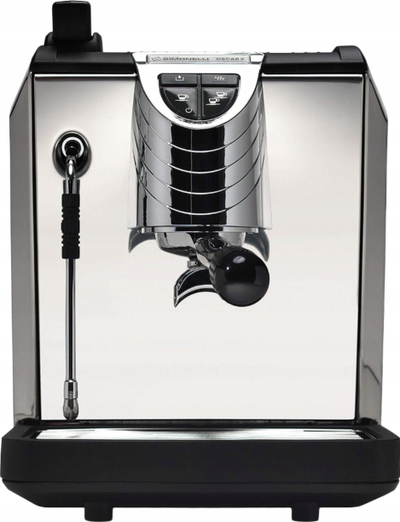 Aparat espresso Nuova Simonelli Oscar II, heat exchanger, avull i fuqishëm, i zi argjendtë