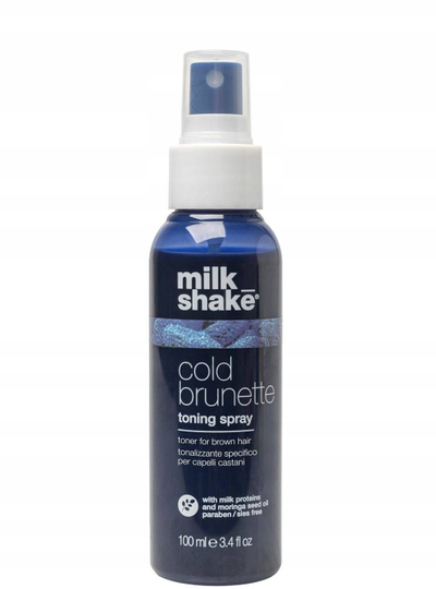 Тонирачки спреј за коса Милк Шејк Колд Брунет, 100ml, за кафеава и темна коса