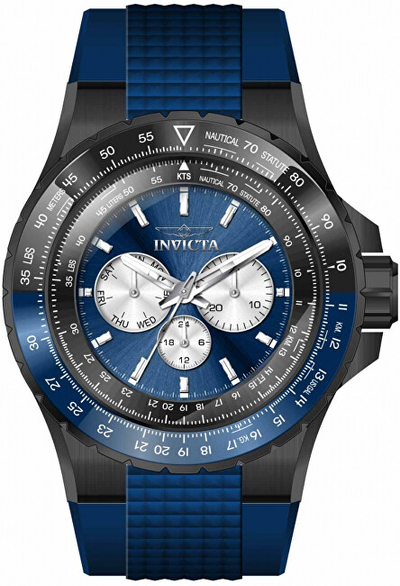 Orë për meshkuj Invicta Aviator Quartz 33037, e kaltër