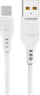 Kabllo USB Denmen D07, USB A në microUSB, 1 m, e bardhë