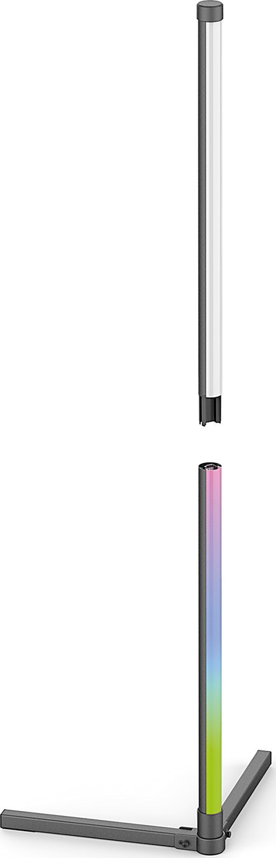 Llambë dyshemeje RealPower Light Stick 1, LED, RGBIC me telekomandë, shumëngjyrëshe
