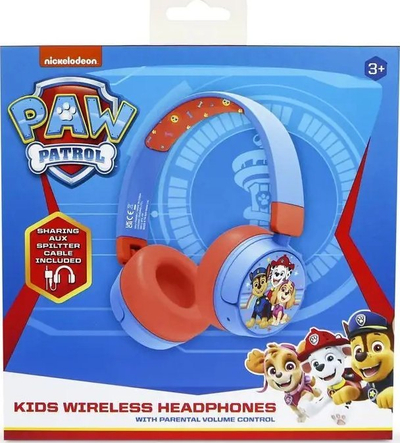 Kufje për fëmijë OTL Technologies PAW PATROL PAW981, wireless Bluetooth, kufizim volumi 85 dB, shumëngjyrëshe