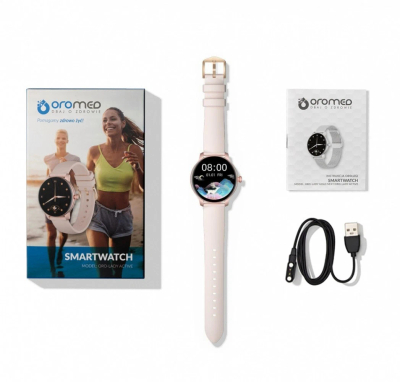 SmartWatch OROMED GOLD LADY ACTIVE PINK (IP68 waterproof)