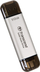 SSD i jashtëm Transcend ESD310S, 512GB, USB Type C edhe Type A, ngjyrë argjendi