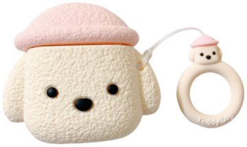 Etui mbrojtës 3D Qen për AirPods 1 2, silikoni, shumëngjyrësh