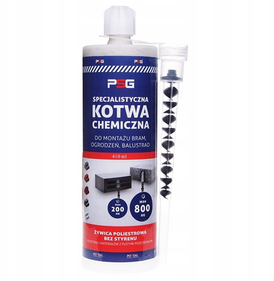 Ankorë kimike PSG 71.410, rrëshirë poliester, 410ml, me miksues