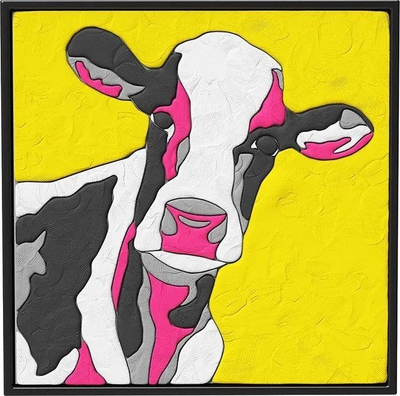 Set kreativ Okto 3D Picture Maker Cow, plastelinë e butë për modelim