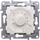 Termostat me rrotull Legrand Niloe 764687, 7°C – 30°C, krem