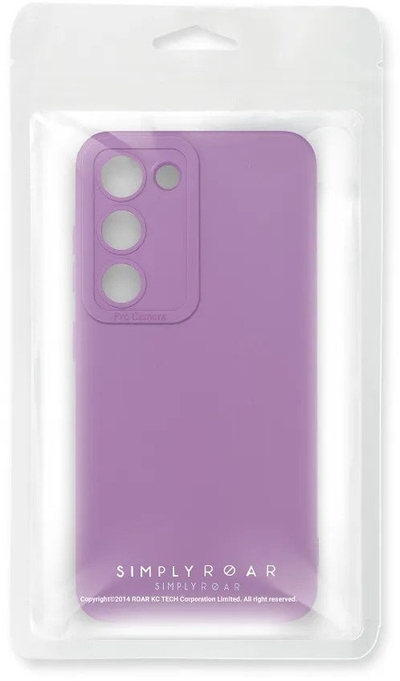 Калфa за телефон Roar Luna за Samsung Galaxy S25 Plus, силикон, виолетова