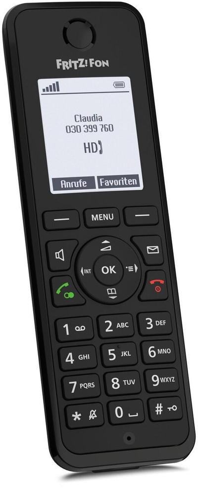 Безжичен телефон AVM FRITZFon M3, DECT, дополнителен апарат, црн