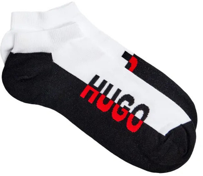 Çorape për meshkuj Hugo Boss HUGO 2 PACK, të zeza