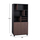 Raft për libra Walnut HM2097 80×40×180