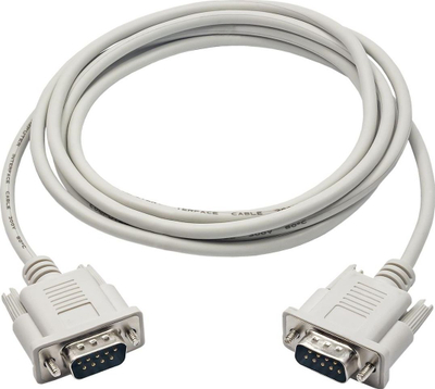 Kabllo Akyga DB-9 - DB-9, 2m, e bardhë