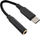 Adaptor audio InLine, USB-C në 3.5mm, me kabllo, i bardhë