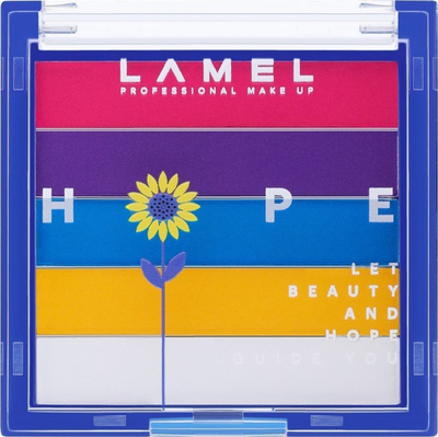 Палета ајлајнери Lamel Hope Color, 7.5 g, повеќебојна