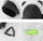 Doreza skish Qunature Panda, unisex, për kalamaj dhe të rritur, madhësia S, bardh e zi