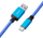 Kabllo spirale CableMod Classic, USB-C/USB-A, 1.5m, e kaltër