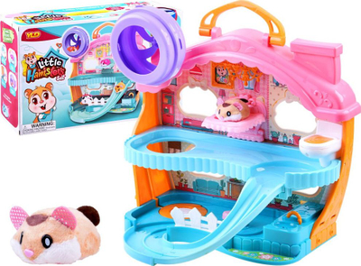 Lodër shtëpi interaktive për hamster Jokomisiada ZA3988, me rrëshqitëse, me efekte zanore