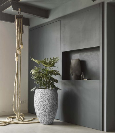 Vazo zbukuruese Capi Clay Elegant Deluxe, 50 x 72 cm, ivory