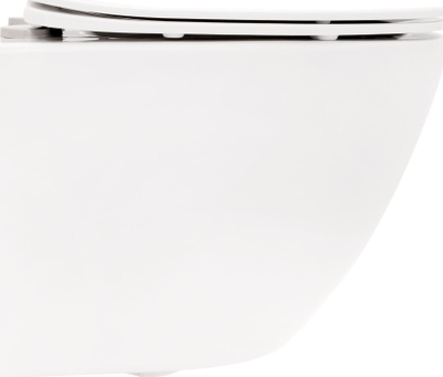 WC varëse Rea Carlo Mini Rimless, duroplast, SoftClose, e bardhë
