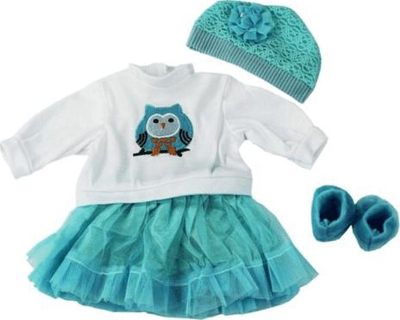Rroba baleti për kukull ADAR Doll Outfit Ballet 484931, 45cm, blu