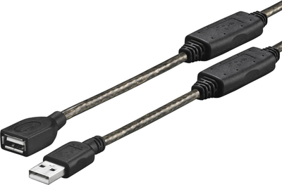 Kabllo USB VivoLink PROUSBAAF5, USB A në USB A, 5 m, e zezë