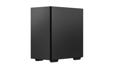 Kutia kompjuterike Deepcool Macube 110, mATX, xham i errët, e zezë