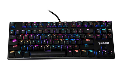Тастатура iBOX Aurora K-2R, Blue Switch, RGB, црна