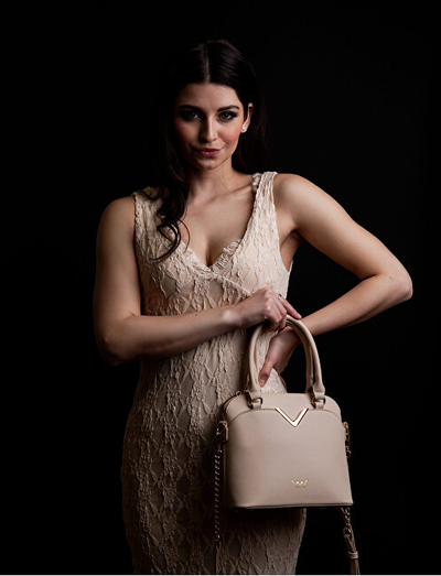 Çantë për femra Vuch Fossy Gala Beige, bezhë