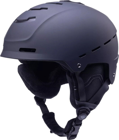 Helmetë skish Iguana Ibris, ABS EPS, sistem rregullimi, e zezë