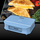 Toster sanduiçësh FRAM FSM-700BL, 700W, pllakë jo ngjitëse, blu