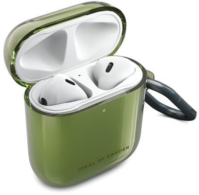 Торба за слушалки IDeal of Sweden Designer Hard Cover Khaki Chiaro, заштитна навлака за AirPods, зелена каки
