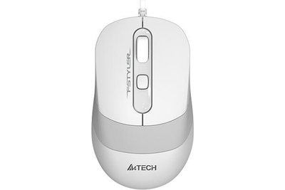 Mouse optik A4Tech Fstyler FM10, USB, 1600 dpi, i bardhë gri