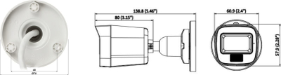 Kamerë IP Hikvision DS-2CD1041G2-LIU, 3.7 Mpx, lente 2.8 mm, e bardhë