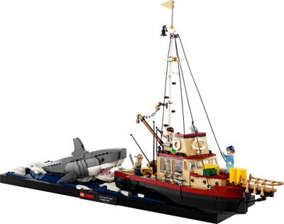 Set LEGO Jaws 21350, dioramë për tu ndërtu, për të rritur, me ngjyra të ndryshme