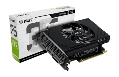 Kартичка графичка Palit GeForce RTX 3050 StormX, 6 GB, црна