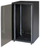 Поден кабинет за кабли Тритон 19" 18U 600x600mm, стаклена врата, IP20, црн