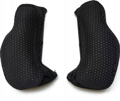 Jastëkë të brendshëm për helmetë Bell Super Air R Cheekpad 25mm, për mbrojtëse mjekre, të zinj