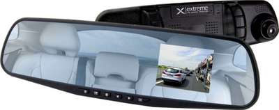 Kamerë makinë Esperanza Extreme XDR103, pasqyrë retrovizore, ekran 2.4", HD, e zezë