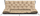 Jastëk kopshti KingGarden Quilted Codura PVC, set 3 copë, 42x42 cm, bezhë