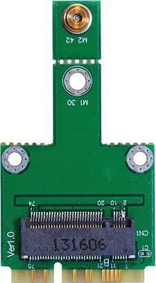 Pllak adaptor CoreParts MSNX1031B, mini PCIe, jeshile